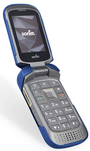 Nakedcellphone Sonim XP3 Case with Clip & Holster - Cobalt Blue Protective Snap-On Cover for XP3800 Flip Phone - View 6 of 9