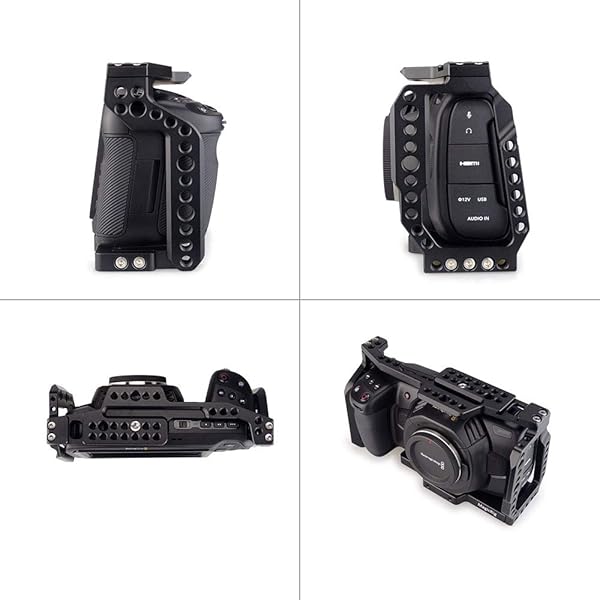 MAGICRIG MagicRig BMPCC 4K/6K Cage with Top Handle: Perfect Mount for Microphone, Monitor & LED Light - View 4 of 7