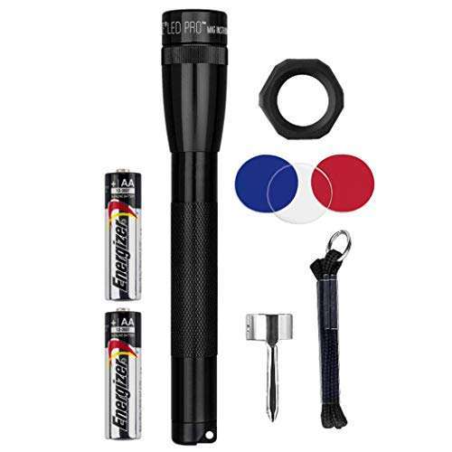 MagLite Maglite SP2P01C Mini LED Flashlight: Compact 2-Cell AA Pro Light in Black - View 2 of 3