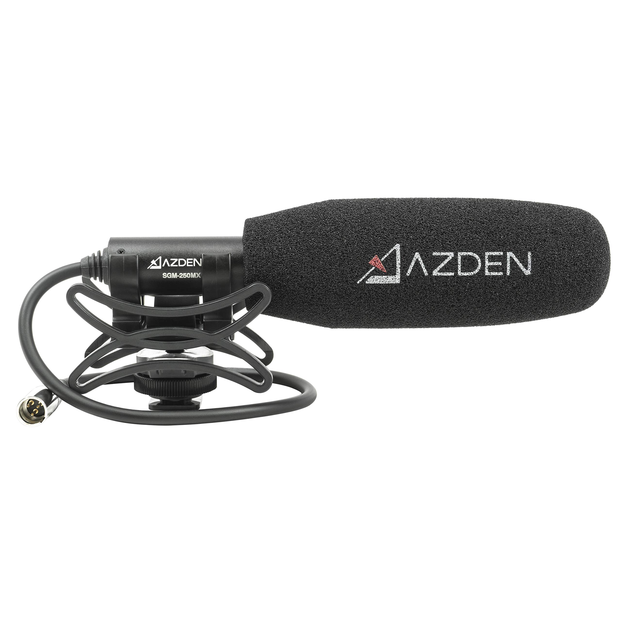 AZDEN SGM-250MX Compact Cine Shotgun Microphone with Mini XLR Output for Professional Audio Recording - View 2 of 6