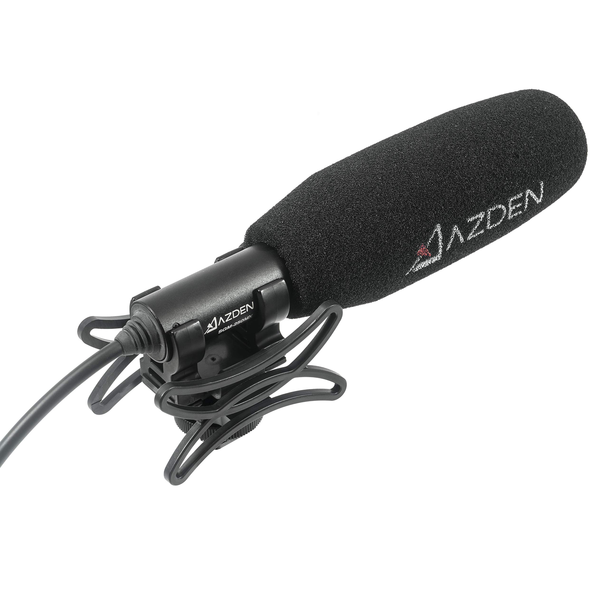 AZDEN SGM-250MX Compact Cine Shotgun Microphone with Mini XLR Output for Professional Audio Recording - View 3 of 6