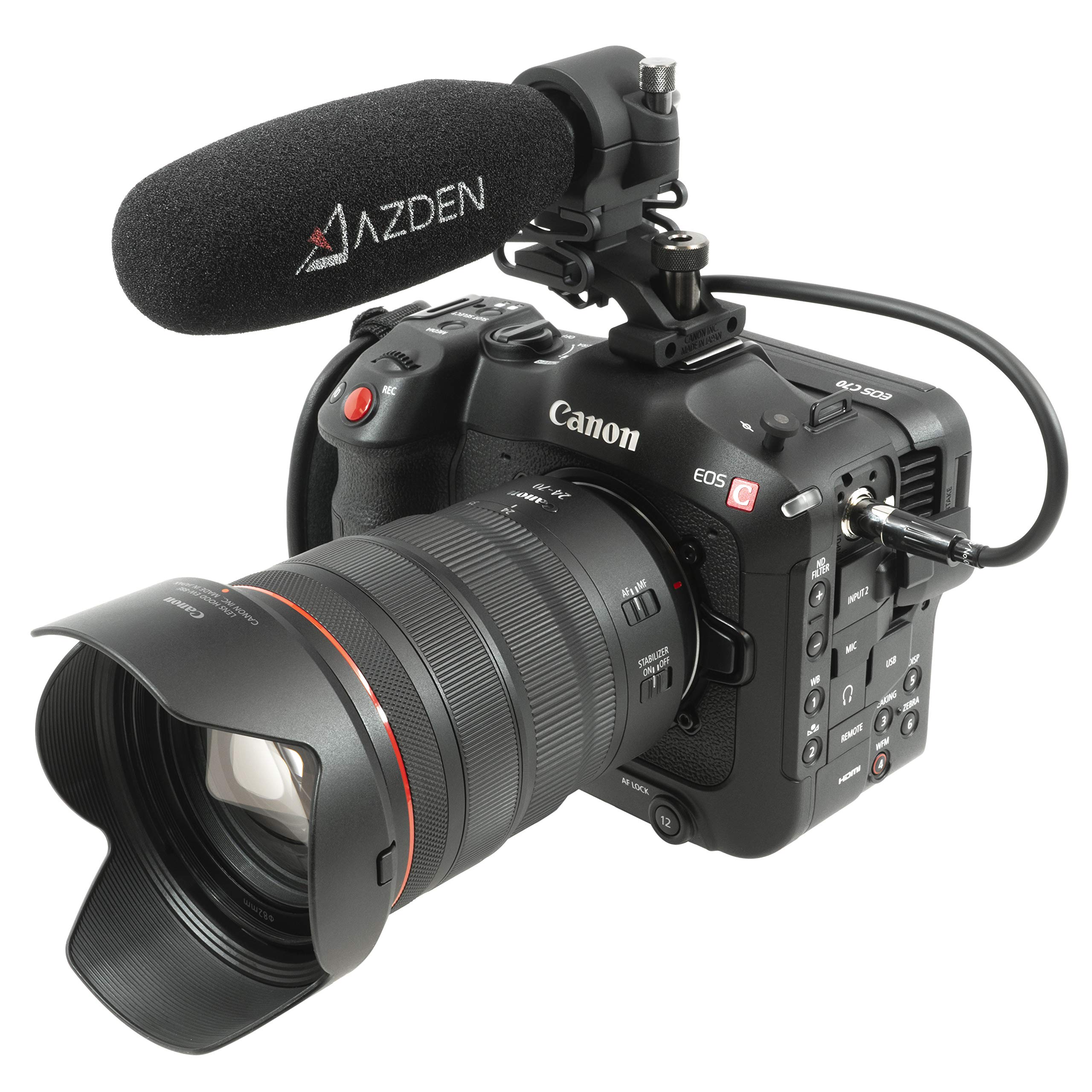 AZDEN SGM-250MX Compact Cine Shotgun Microphone with Mini XLR Output for Professional Audio Recording - View 5 of 6