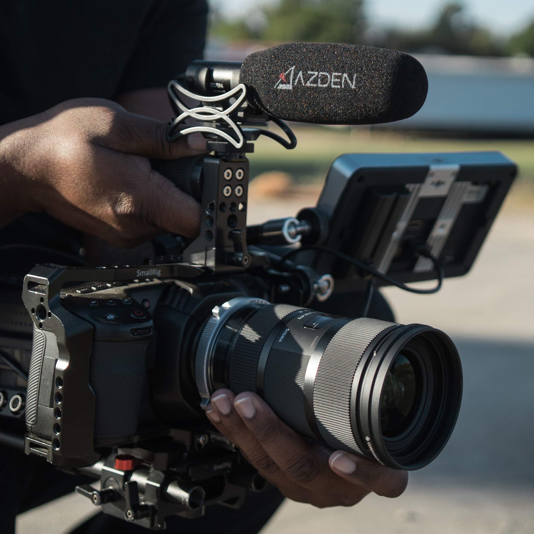 AZDEN SGM-250MX Compact Cine Shotgun Microphone with Mini XLR Output for Professional Audio Recording - View 6 of 6
