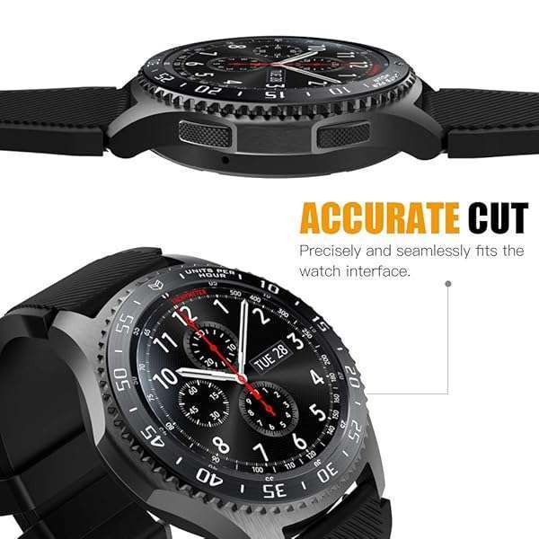 MoKo MoKo Bezel Ring for Samsung Gear S3 & Galaxy Watch 46mm - Anti-Scratch Stainless Steel Protector - View 5 of 8