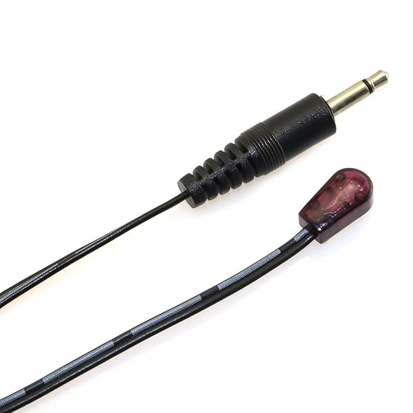 RuiLing RuiLing 1 Pack 3.5mm IR Infrared Remote Control Receiver Extension Cord Cable 1m for Easy Connectivity - View 4 of 4