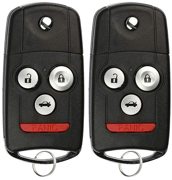 KeylessOption Keyless Entry Remote Fob Ignition Car Flip Key Pack for Acura MDX RDX 2007 to 2013