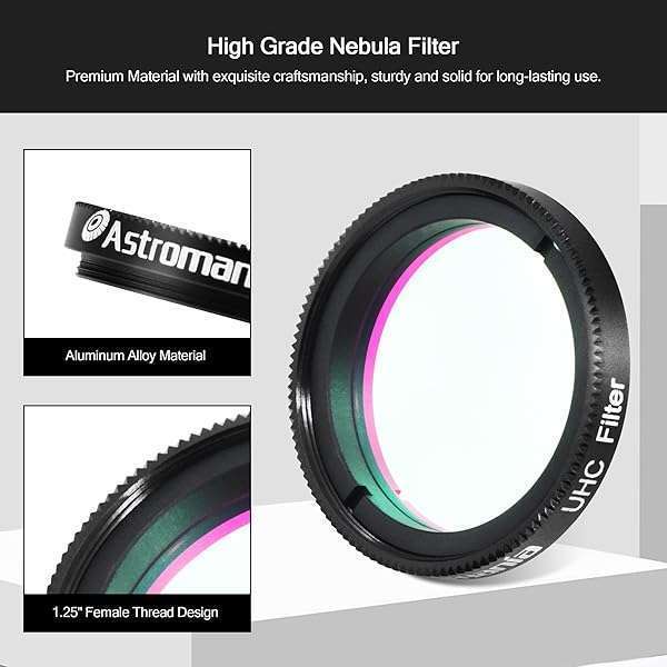 Astromania "Astromania 1.25" UHC Filter: Enhance Views of Orion, Lagoon & Swan Nebulae" - View 6 of 9