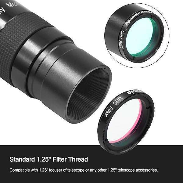 Astromania "Astromania 1.25" UHC Filter: Enhance Views of Orion, Lagoon & Swan Nebulae" - View 9 of 9