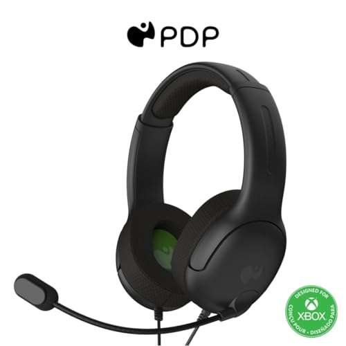 PDP Buy PDP Gaming AIRLITE Xbox Headset - Noise-Cancelling, Lightweight, Wired for Xbox Series X|S, Xbox One & PC - View 2 of 7