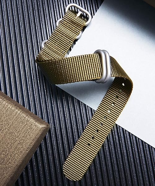 BINLUN BINLUN Nylon Watch Strap Thick Premium Ballistic Multicolor Bands for Men Women 19mm with Military Heavy Duty Stainless Steel Buckle - View 2 of 7