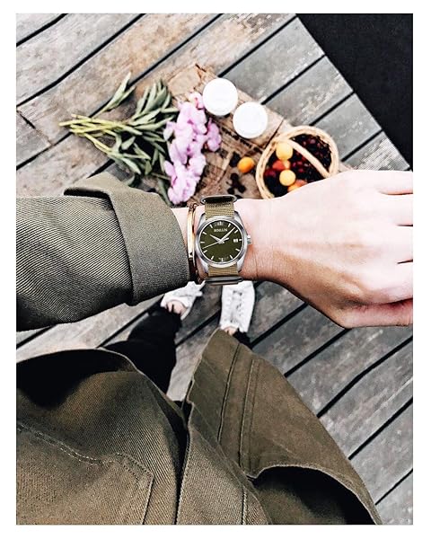 BINLUN BINLUN Nylon Watch Strap Thick Premium Ballistic Multicolor Bands for Men Women 19mm with Military Heavy Duty Stainless Steel Buckle - View 6 of 7