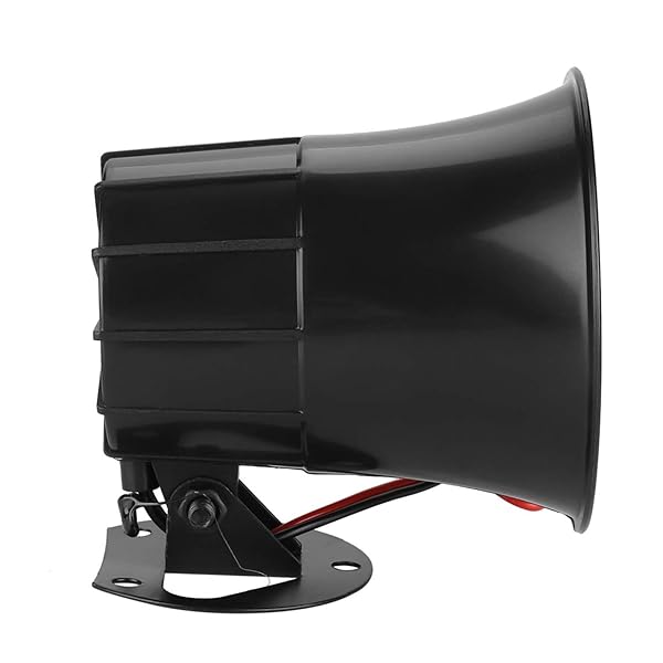 Dioche Wired Electric Siren Horn 110dB for Indoor Outdoor Security Protection System with Bracket DC 12V Loud Alarm - View 9 of 10