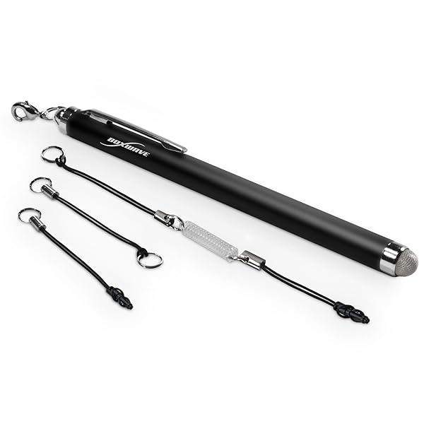 BoxWave BoxWave Stylus Pen for Samsung Galaxy A10e EverTouch Capacitive Fiber Tip Jet Black - View 2 of 9