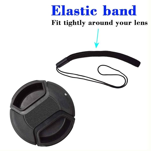 ULBTER 67mm Lens Cap Cover with Leash for Nikon AF-S Lenses - ULBTER 2 Pack for D7200, D7100, D800 & More - View 5 of 7