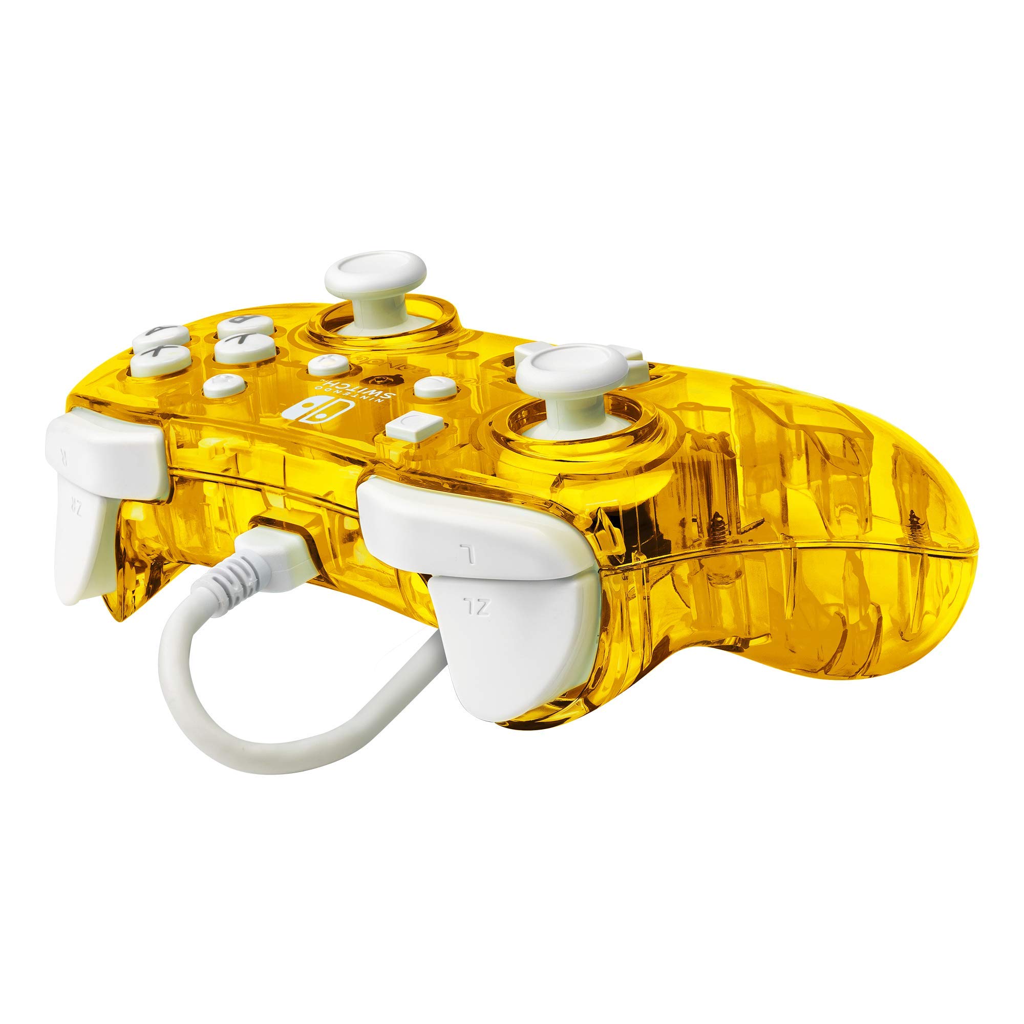 PDP Buy PDP Rock Candy Wired Gaming Switch Pro Controller - Pineapple Pop Yellow - OLED Compatible & Durable Travel Gift - View 5 of 9