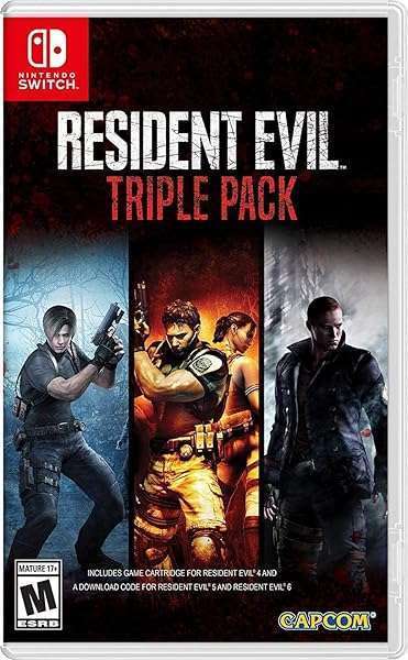 Capcom Resident Evil Triple Pack for Nintendo Switch: Ultimate Survival Horror Experience