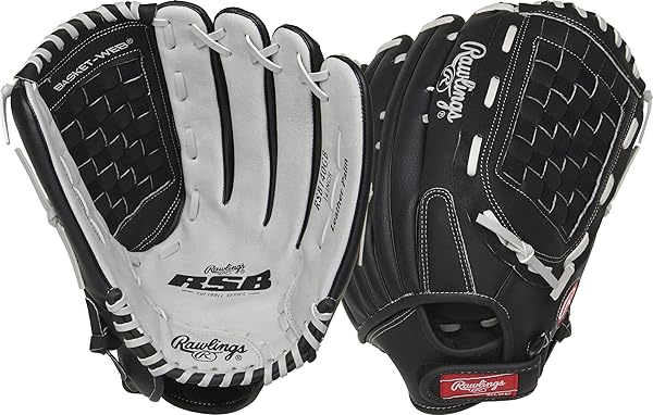 Rawlings RSB Slowpitch Softball Glove Right Hand Throw 14 Inch Basket Web for Optimal Performance