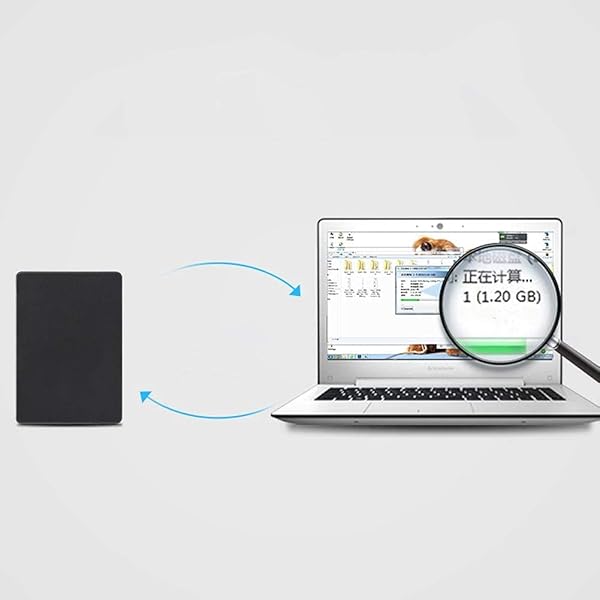 Ciglow mSATA SSD to 2.5-Inch IDE Adapter - Hard Disk Enclosure for Stable Laptop Performance (Black) - View 5 of 9