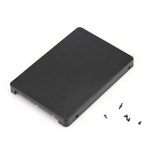 Ciglow mSATA SSD to 2.5-Inch IDE Adapter - Hard Disk Enclosure for Stable Laptop Performance (Black) - View 8 of 9