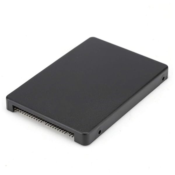 mSATA SSD to 2.5-Inch IDE Adapter - Hard Disk Enclosure for Stable Laptop Performance (Black)