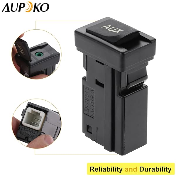 Aupoko Aupoko 86190-02020 Aux Port Adapter for Toyota Camry Matrix Venza Highlander Auxiliary Stereo Input Jack Assembly - View 6 of 7