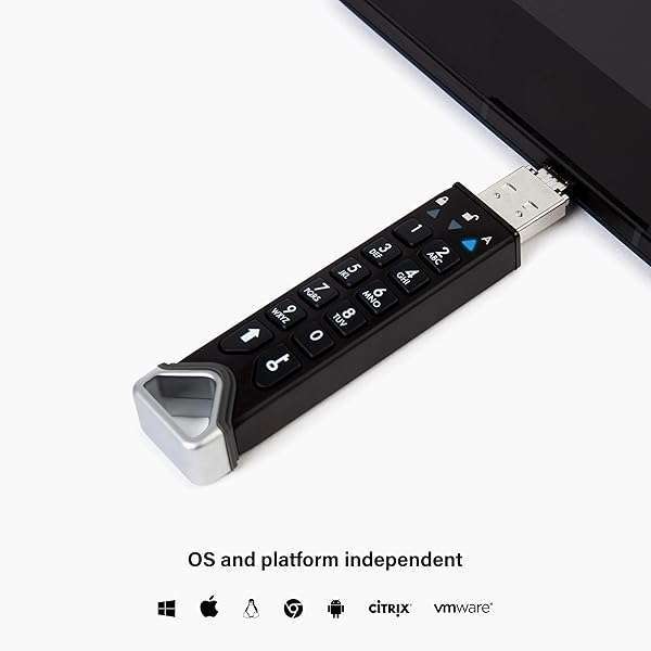 iStorage iStorage datAshur PRO2 32GB: Secure FIPS 140-2 Flash Drive | Password Protected & Water/Dust Resistant - View 6 of 9