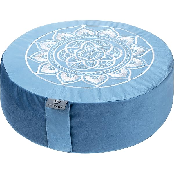 Florensi Florensi Meditation Cushion: Comfortable Tibetan Floor Pillow for Yoga & Meditation - Large Velvet Seating for Adults