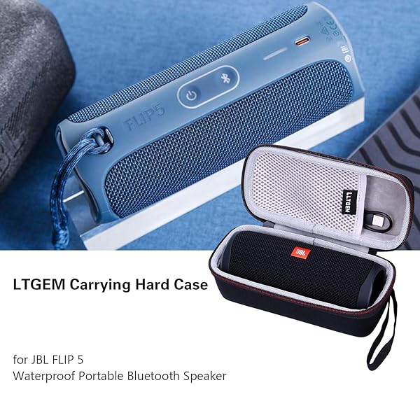 L LTGEM LTGEM EVA Hard Case for JBL FLIP 5 and JBL FLIP 6 Waterproof Portable Bluetooth Speaker Travel Storage Bag - View 4 of 11