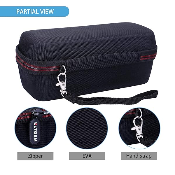 L LTGEM LTGEM EVA Hard Case for JBL FLIP 5 and JBL FLIP 6 Waterproof Portable Bluetooth Speaker Travel Storage Bag - View 5 of 11