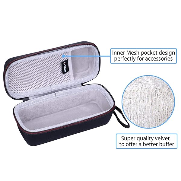 L LTGEM LTGEM EVA Hard Case for JBL FLIP 5 and JBL FLIP 6 Waterproof Portable Bluetooth Speaker Travel Storage Bag - View 6 of 11