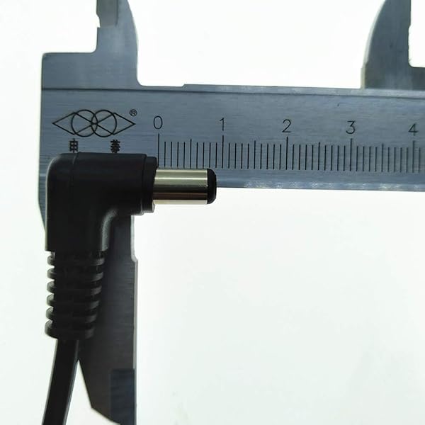 DZYDZR Buy DZYDZR 2pcs 1M DC Extension Cable 2.1mm x 5.5mm - L Type Male to Male, 22 AWG, Max 24V 3A - Durable Black Wire - View 7 of 7