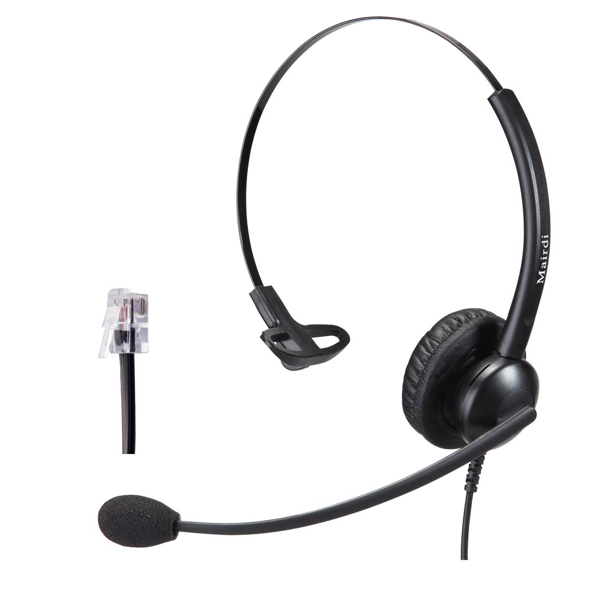 MAIRDI MAIRDI Noise-Canceling Telephone Headset for Avaya IP 1608, 1616, 9601, 9608 & More - HIS Cable Included