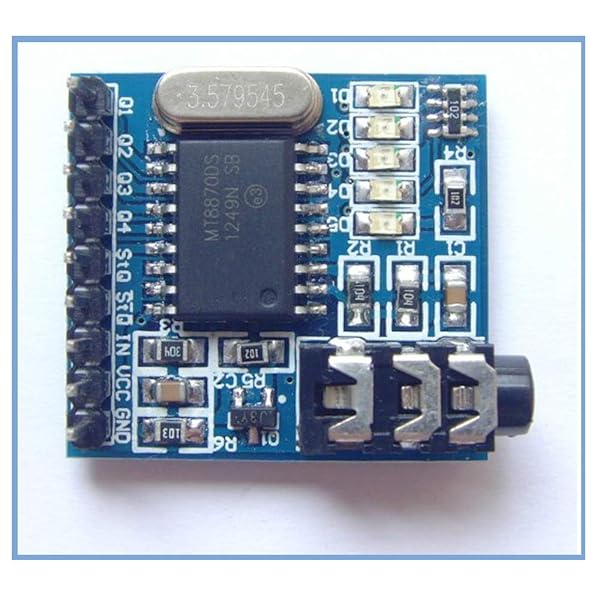 KOOBOOK KOOBOOK 5Pcs MT8870 DTMF Voice Decoder Module for Arduino Telephone Audio Speech Decoding - View 3 of 5