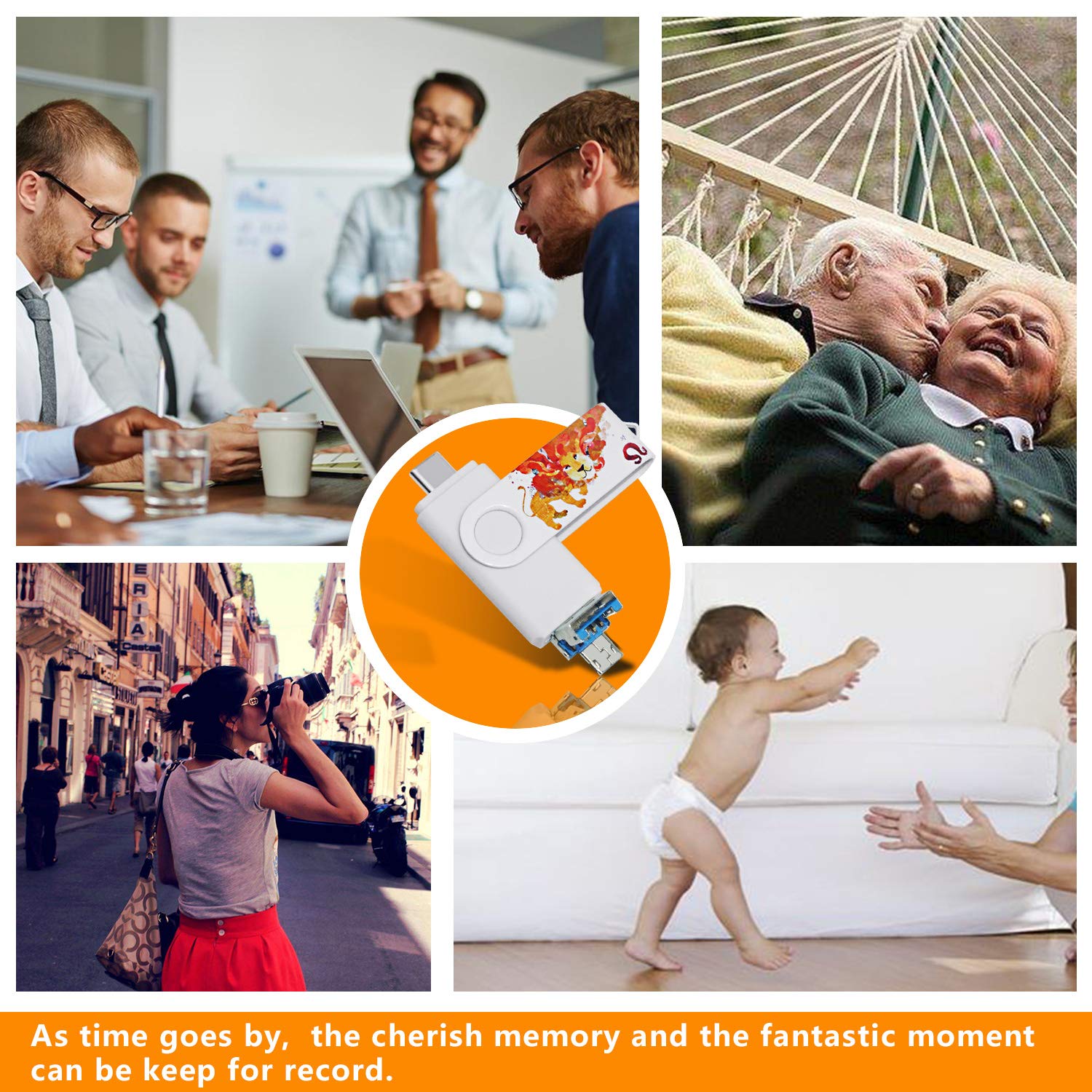 AVOMOCO AVOMOCO 3.1 256GB High Speed Photo Backup Stick for Android Phones and Tablets Compatible with Galaxy LG Google Pixel Huawei One Plus Moto - View 7 of 7