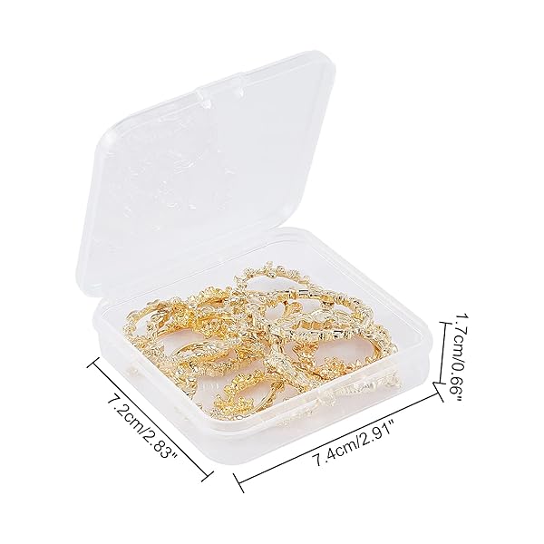 OLYCRAFT OLYCRAFT 12pcs Wreath Bezel Pendants & Seamless Tape for DIY Resin Jewelry Crafts - View 8 of 8