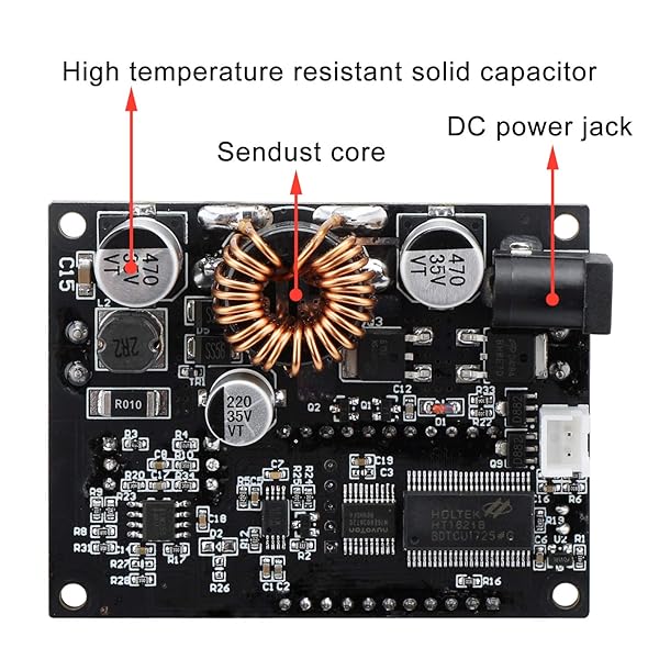 DROK DROK Boost Buck Converter Adjustable Power Supply Module 5V 12V 24V 4A 35W with LCD Display for Voltage Step Up Down Applications - View 3 of 7