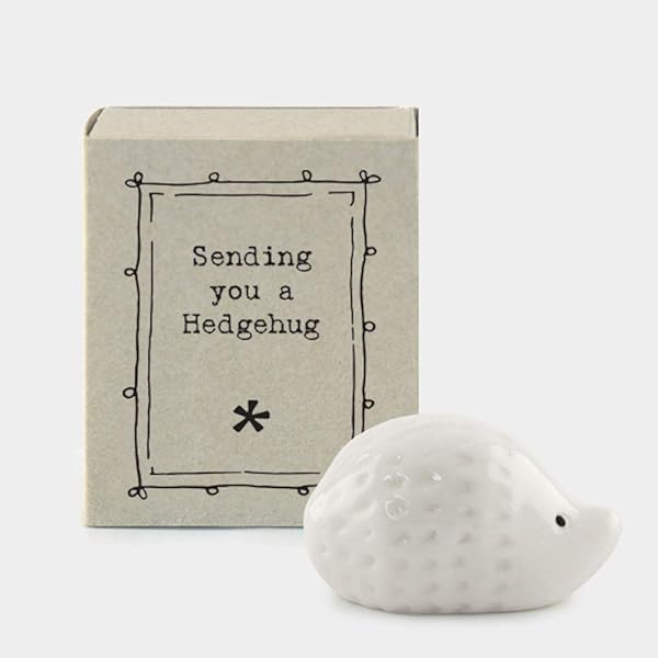 East of India East of India Porcelain Hedgehog Gift Perfect for Sending You A Hedgehug - View 4 of 4