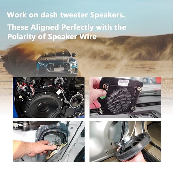 RED WOLF RED WOLF Car Dash Tweeter Speaker Wiring Harness for JBL Toyota Tundra Sequoia Sienna 2001-2019 2PCS - View 8 of 8