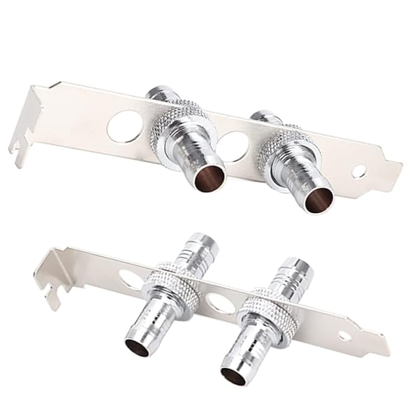 ASHATA G1/4 Hose Connectors for Computer Water Cooling Systems - 11mm Direct Fitting Connector