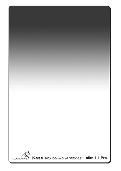 Kase Kase Wolverine Slim 1.1mm Shockproof ND0.9 Filter 100mm x 150mm Neutral Density 3 Stop Optical Glass