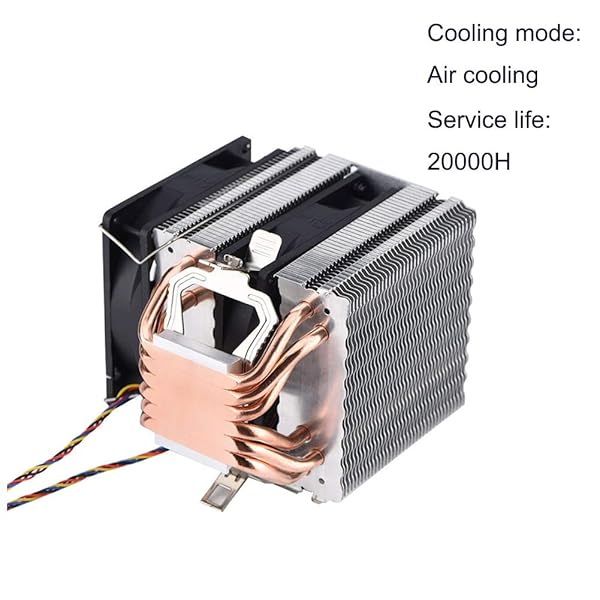 Zopsc Zopsc CPU Cooler with 6 Heatpipes for Efficient Cooling and Quiet Operation 800-2200 RPM - View 9 of 9