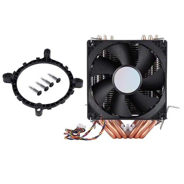 Zopsc CPU Cooler with 6 Heatpipes for Efficient Cooling and Quiet Operation 800-2200 RPM