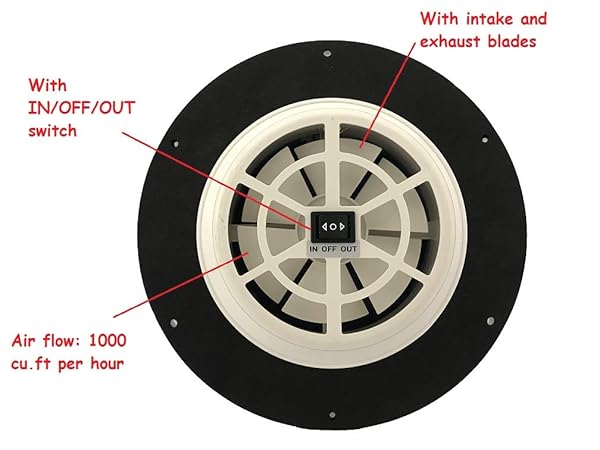 SOLATEK SOLATEK Solar Ventilation Fan with Battery for Boat Yacht Camper Home White Efficient Cooling Solution - View 3 of 7