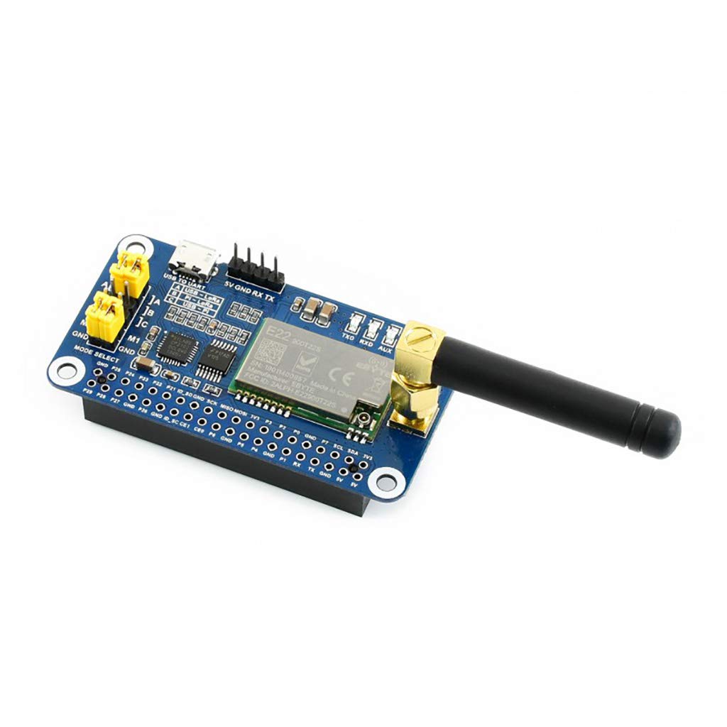 Coolwell Coolwell Waveshare SX1262 LoRa HAT for Raspberry Pi Arduino STM32 81 Signal Channels 915MHz Frequency 5km Data Transmission - View 3 of 6
