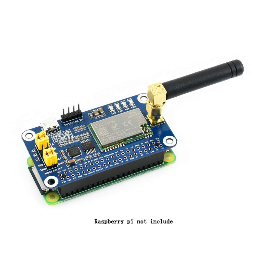 Coolwell Coolwell Waveshare SX1262 LoRa HAT for Raspberry Pi Arduino STM32 81 Signal Channels 915MHz Frequency 5km Data Transmission - View 5 of 6