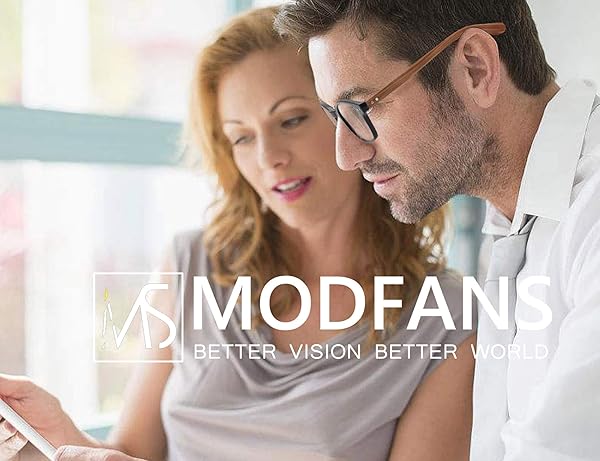 MODFANS MODFANS 1.25 Reading Glasses Fashionable Wood-Look Readers with Spring Hinges for Men and Women - View 6 of 7