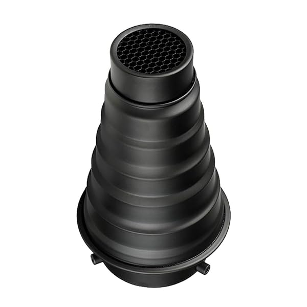 soonpho Transform Your Photography with Soonpho Aluminium Alloy Snoot Kit & Color Filters for Bowens Strobe Flash - View 3 of 8