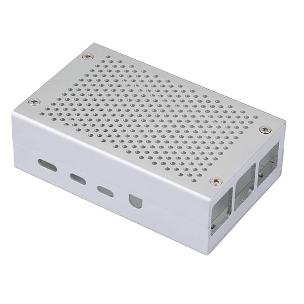 Unistorm Unistorm Raspberry Pi 4 Aluminium Case Silver Enclosure for Model B Fast Cooling and Durable Protection - View 6 of 7