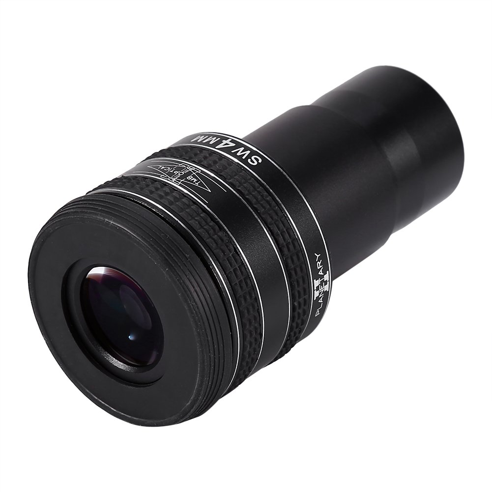 1.25 Inch 4mm HD Planetary Eyepiece Black 58 Degree for Telescope Deep Sky Viewing