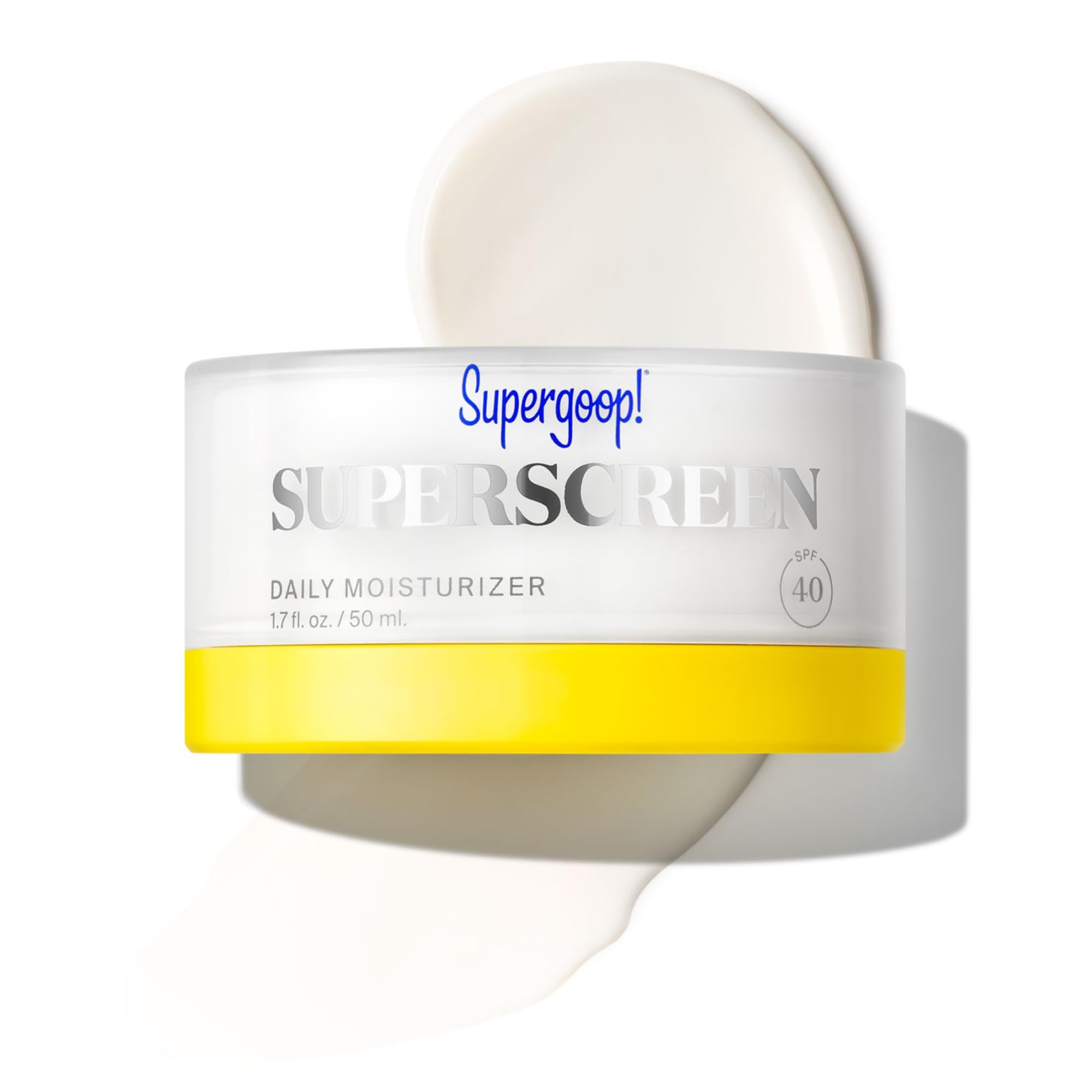 Supergoop Superscreen Hydrating Daily Moisturizer SPF 40 PA+++ 1.7 fl oz Reef Safe Sunscreen for UV Pollution and Blue Light Protection